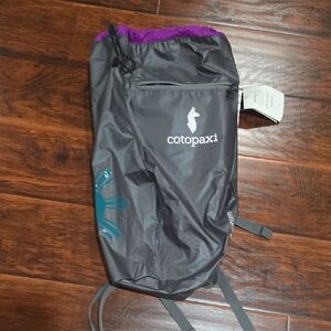Cotopaxi Charcoal and Purple Luzon 18L Bag